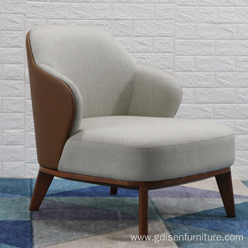 solid wood frame replica leslie lounge chair